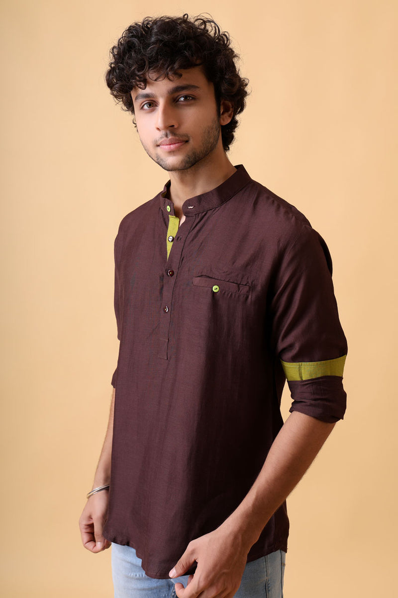 DHARTI CHESTNUT SHIRT/KURTA