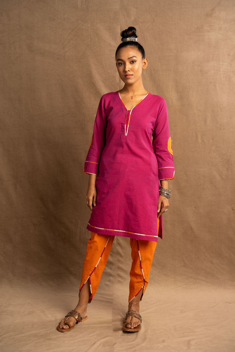 Pāṭalachandraḥ kurta + salwar (set of 2)