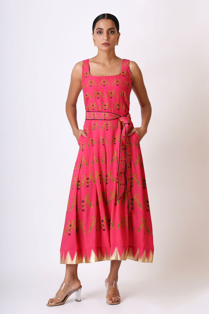 PRANAY MAYIL PINK DRESS