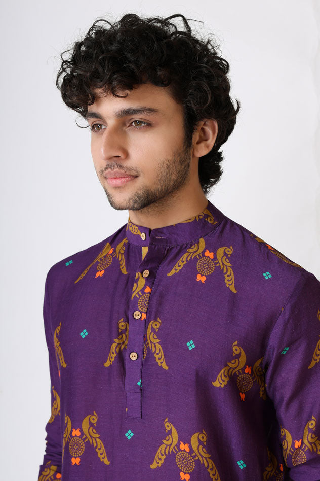 PRATEETI PURPLE KURTA