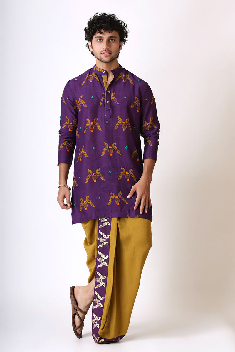 PRATEETI PURPLE KURTA