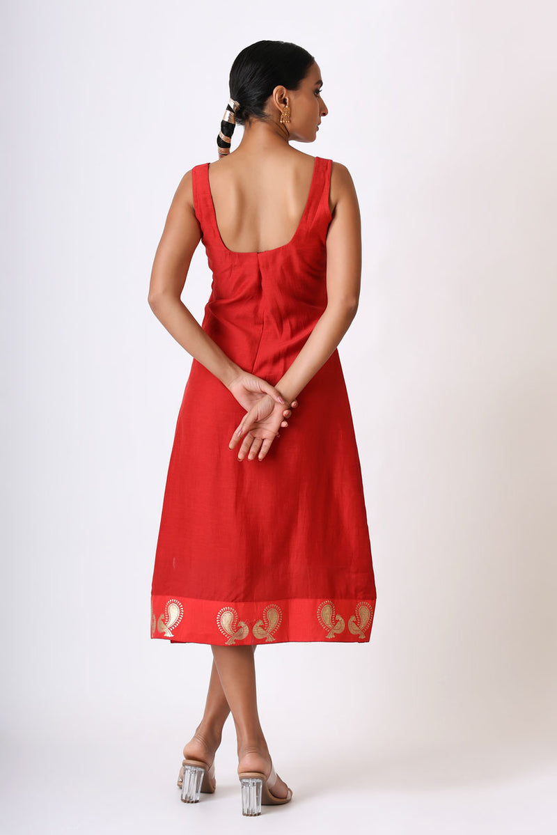 PREM RED DRESS SET (set of 2)