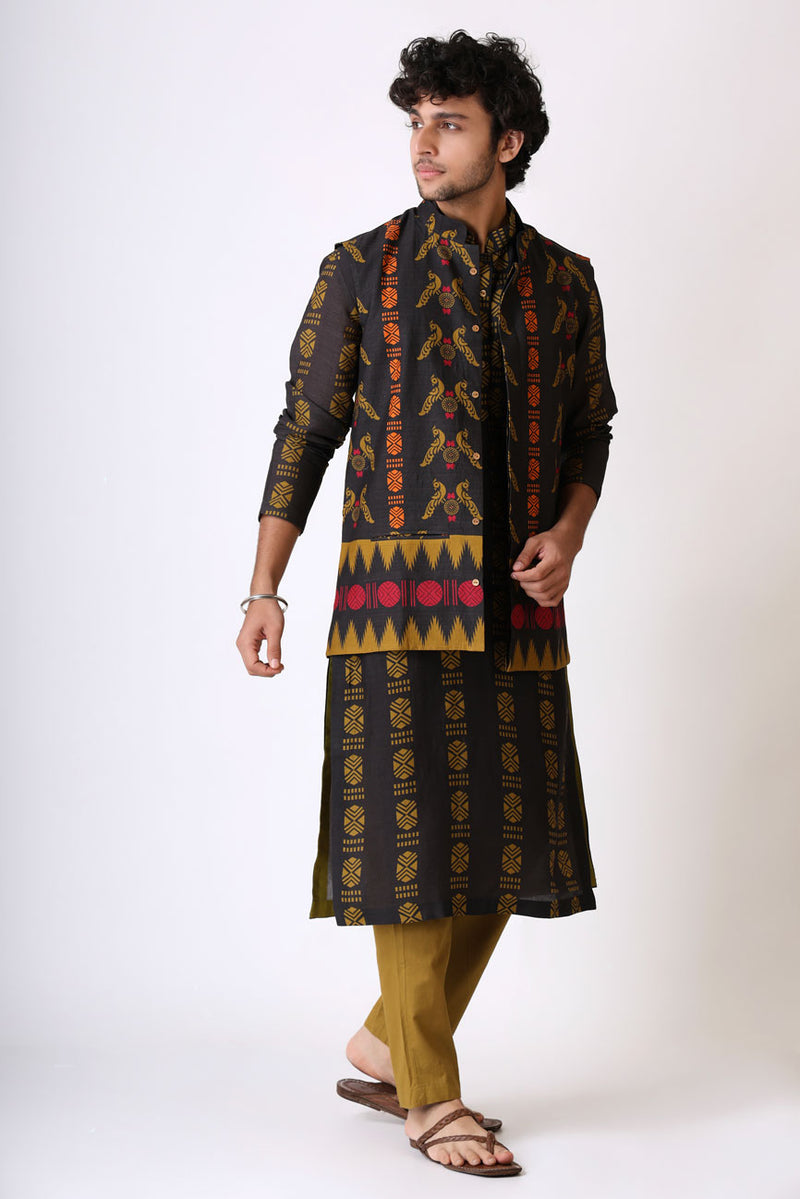 SANGHARSH BLACK MAYIL JACKET