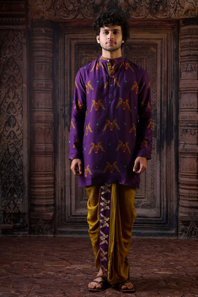 SMRITI OLIVE DOHTI + KURTA SET