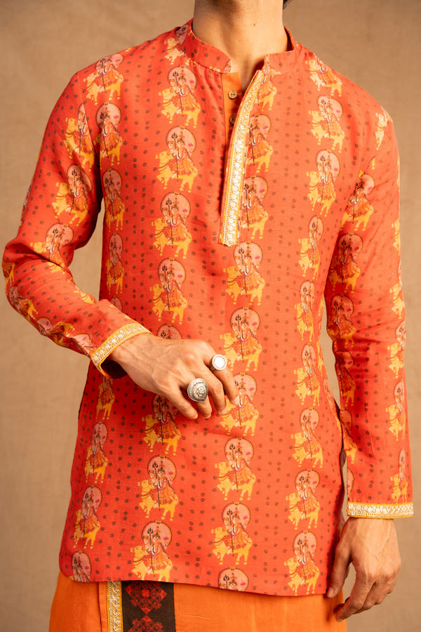 Sama Veshti + Kurta set