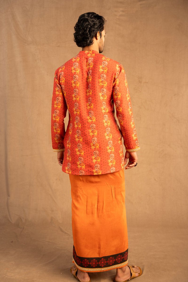 Sama Veshti + Kurta (set of -2)