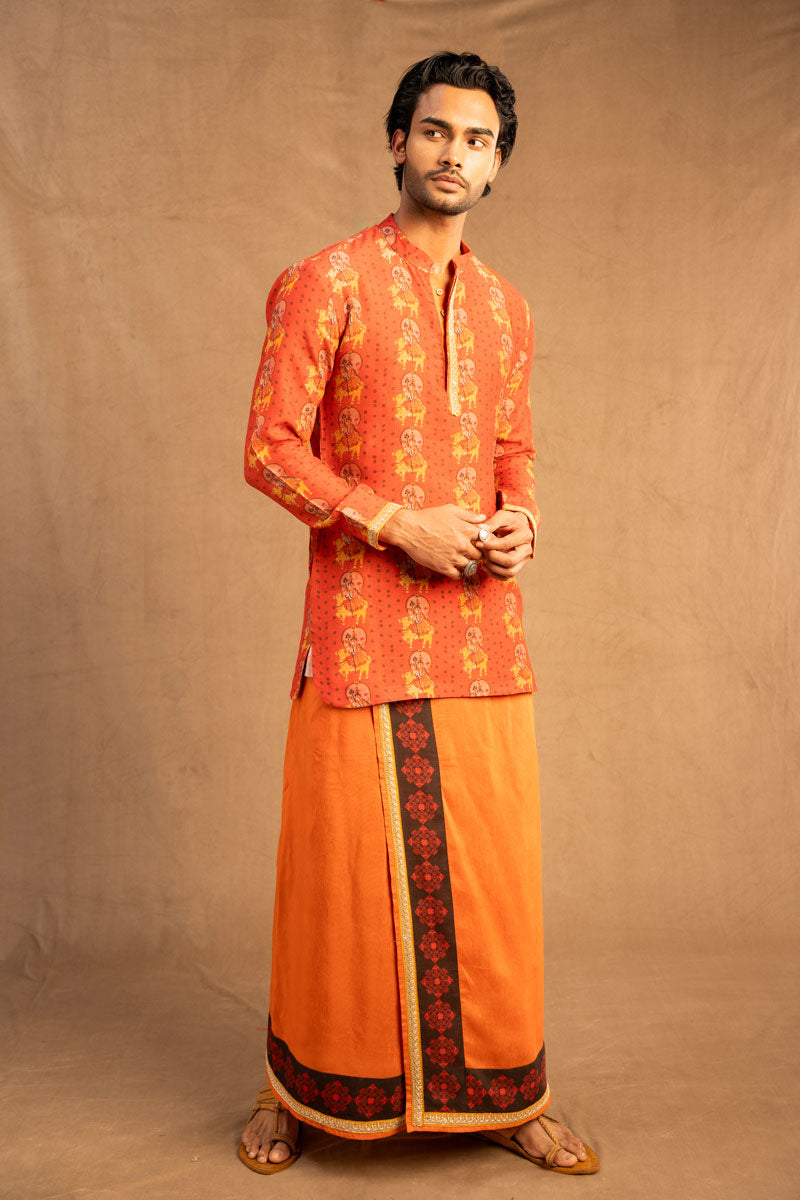 Sama Veshti + Kurta (set of -2)