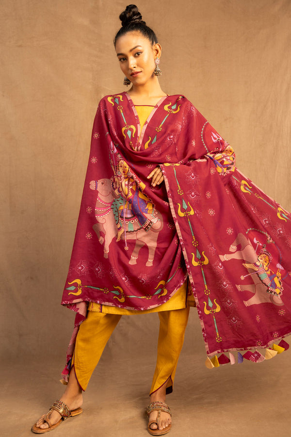 Trishula dupatta