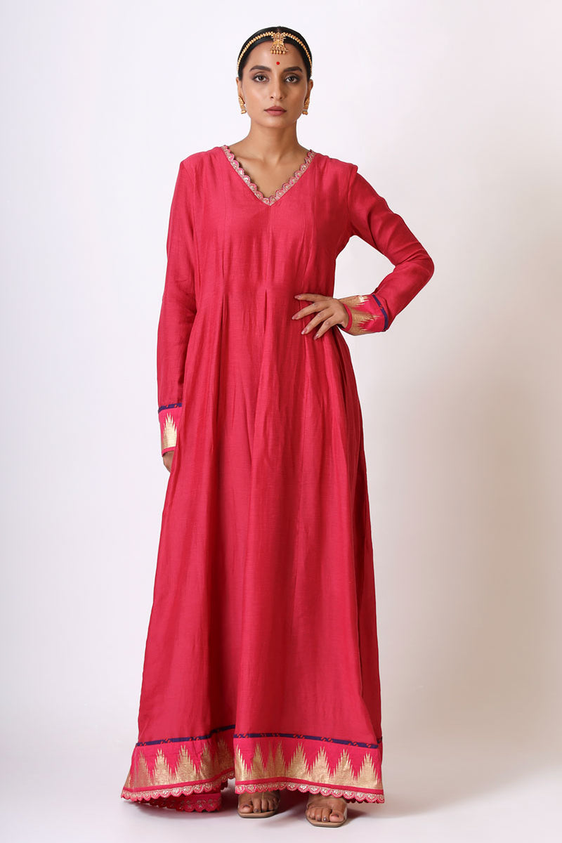 Sambandh Pink anarkali dress