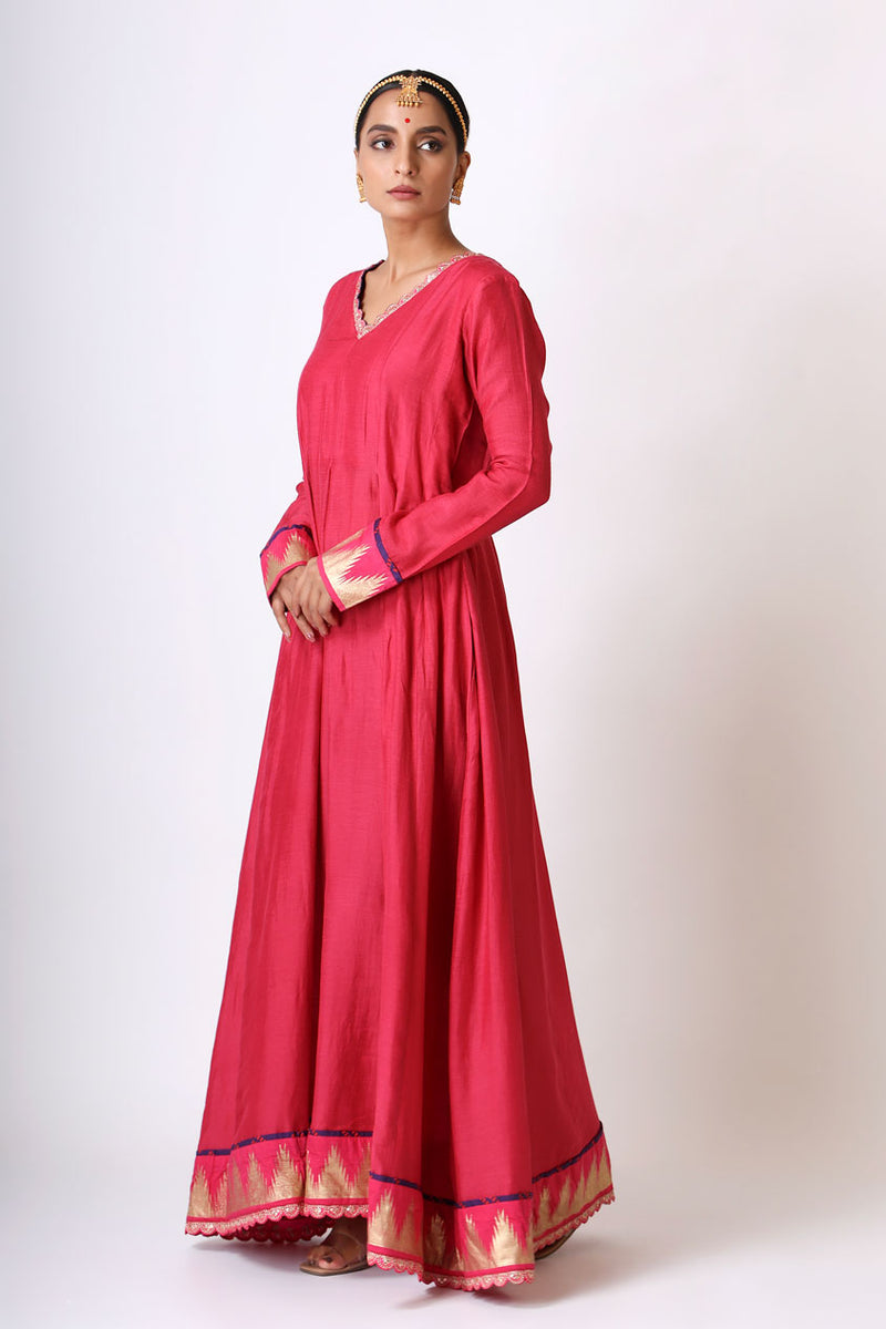 Sambandh Pink anarkali dress