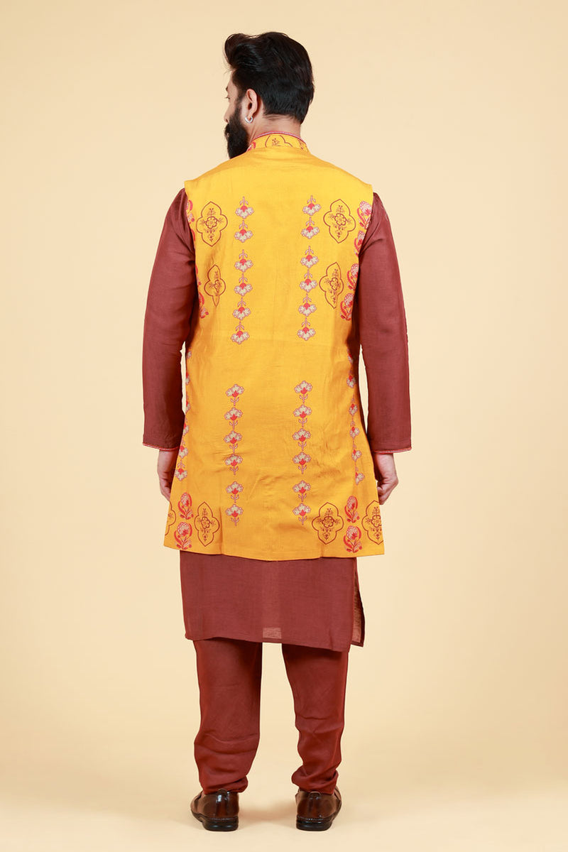 NAVIKA KURTA + CHURIDAR + JACKET SET