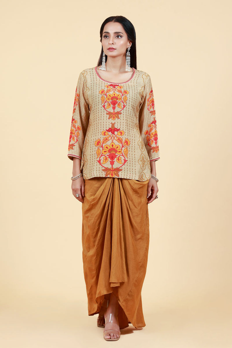 NAVIKA BEIGE KURTA