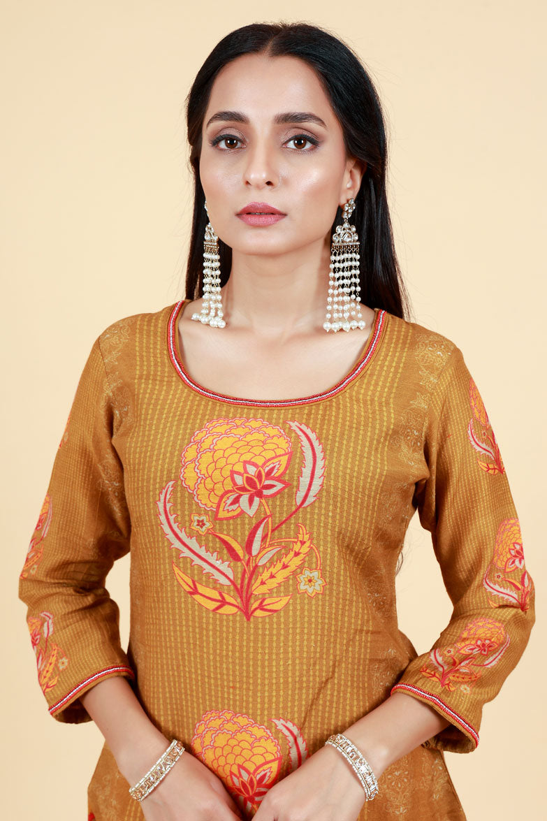 NAVIKA MUSTARD KURTA