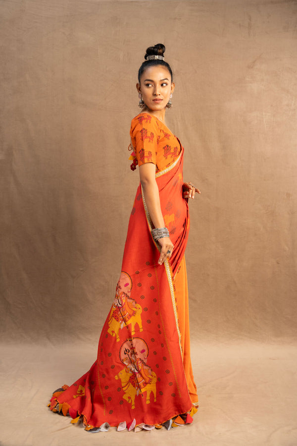 Nandi saree