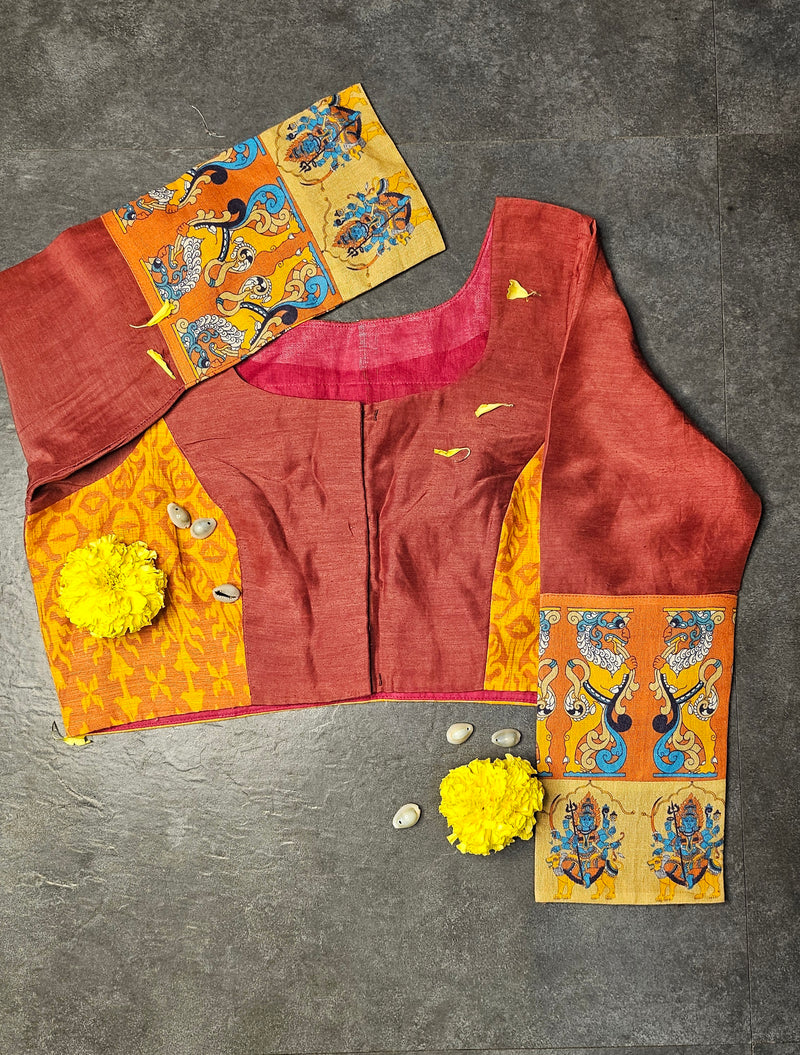 Rust Durga Blouse